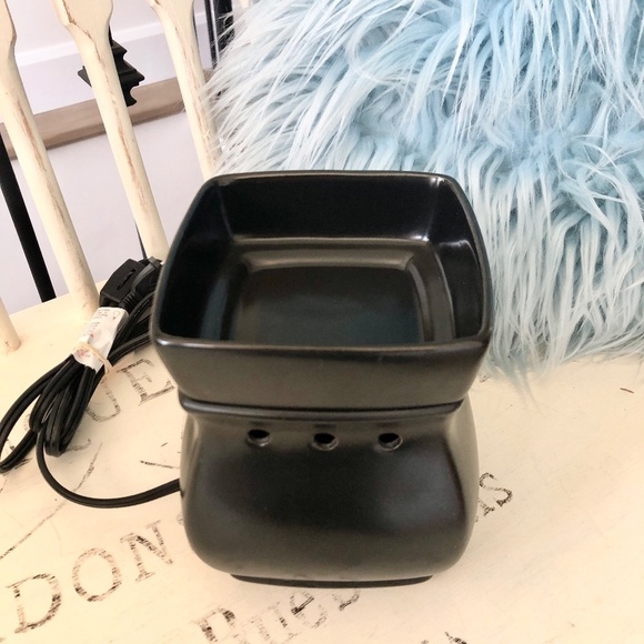 Scentsy, Classic Curve, SATIN BLACK, Full Size, Warmer, RETIRED - Picture 3 of 14